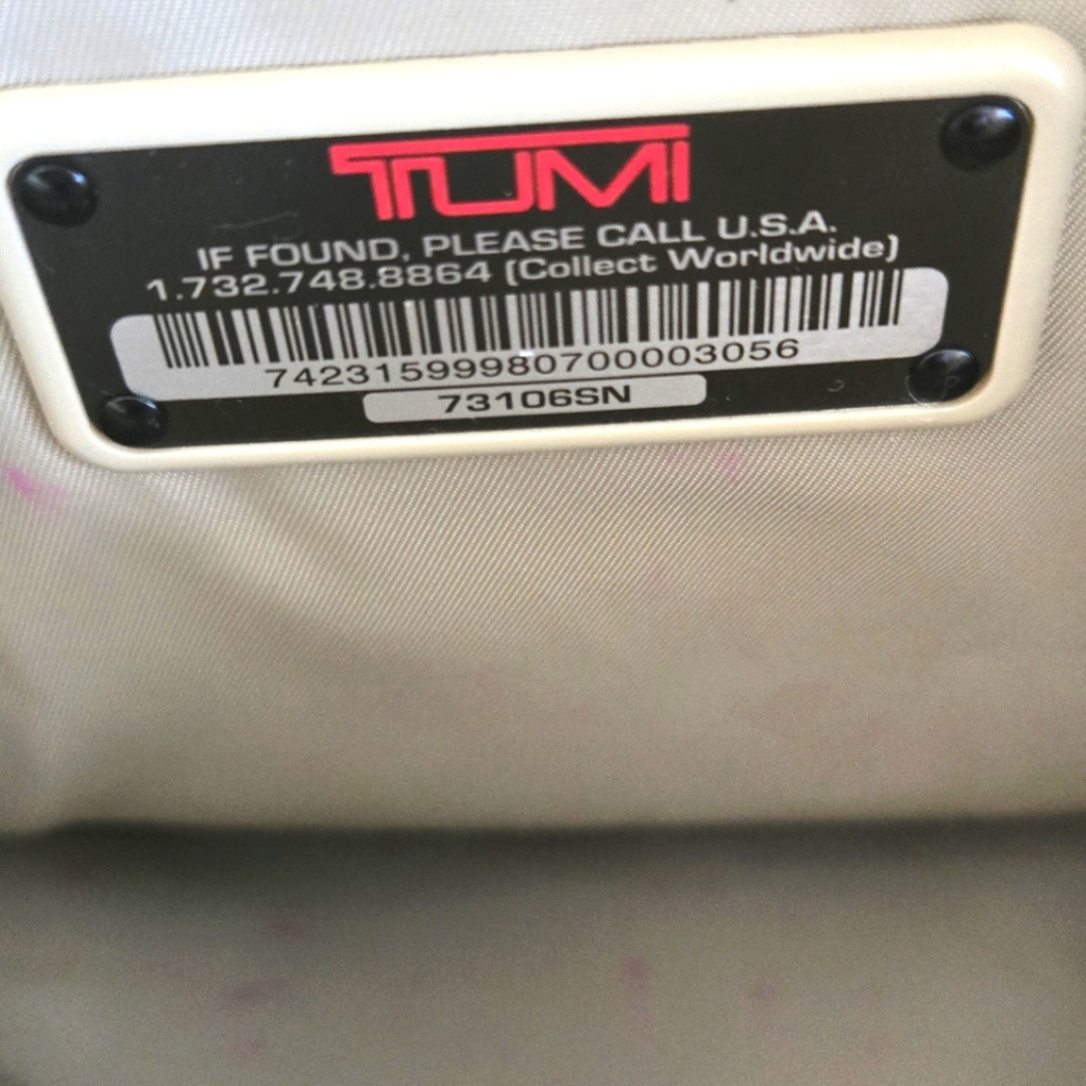 New! Tumi Verona Double Zip Satchel Villa Bag Purse SAND COATED Twill - Picture 12 of 14